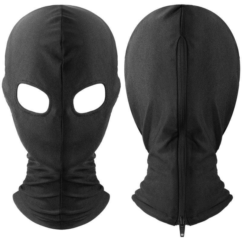 BDSMaster Cagoule avec zip Open n°2 Noire